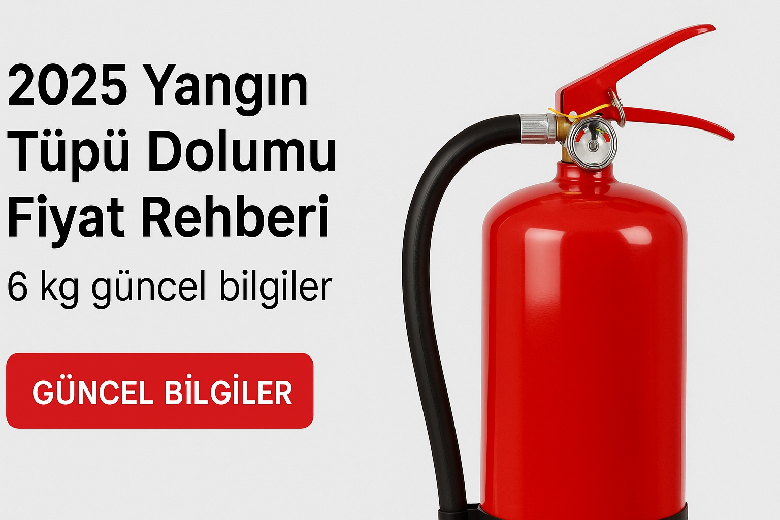 6 kg yangın tüpü dolum fiyatı 2025